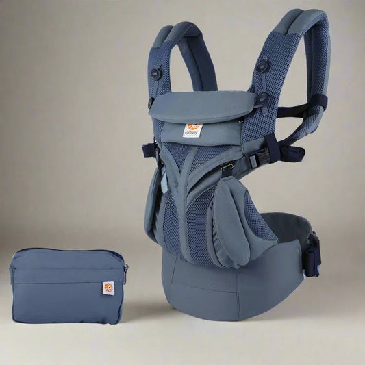 Porte Bébé - BreathBabyBag™ - Bleu Marine - Mom active bébé